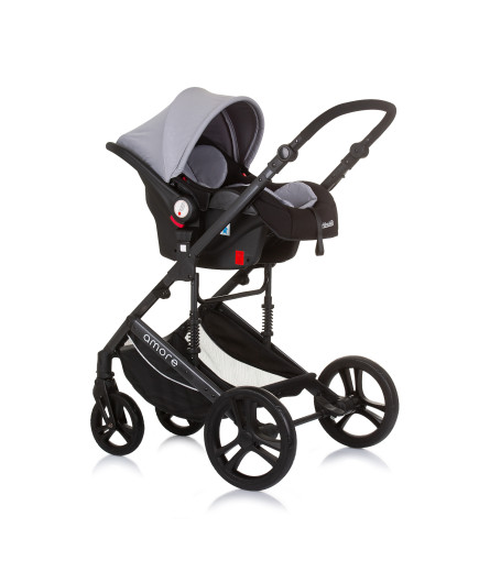 Детска количка "Аморе" пепелно сиво