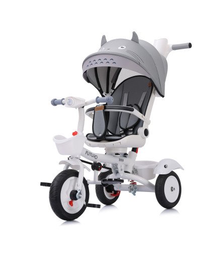 Триколка със сенник Футуро сива