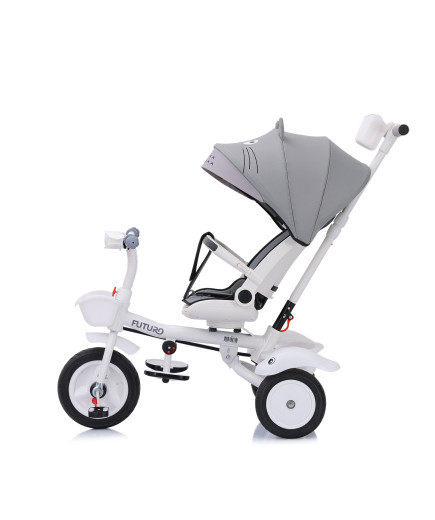 Триколка със сенник Футуро сива