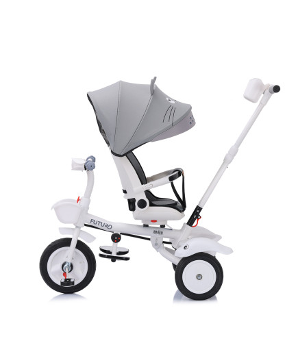 Триколка със сенник Футуро сива