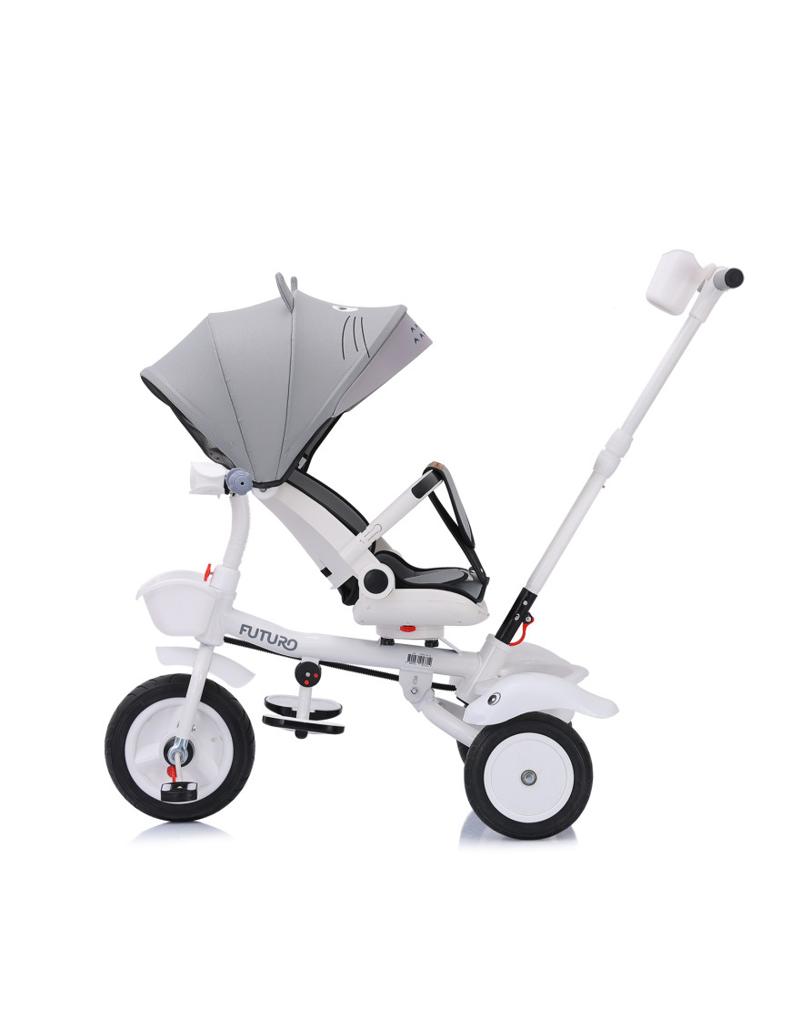 Триколка със сенник Футуро сива