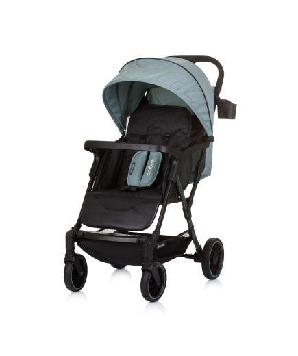 Детска количка "Амбър" пастелно зелено