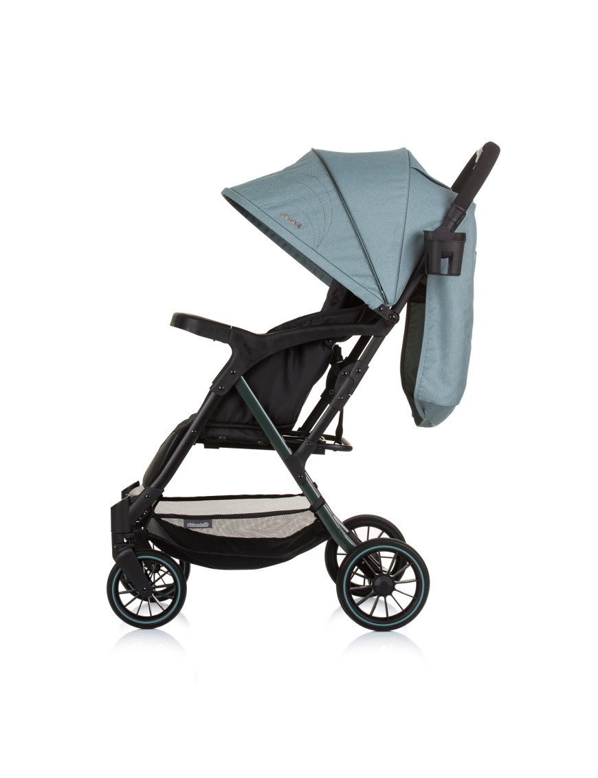 Детска количка "Амбър" пастелно зелено