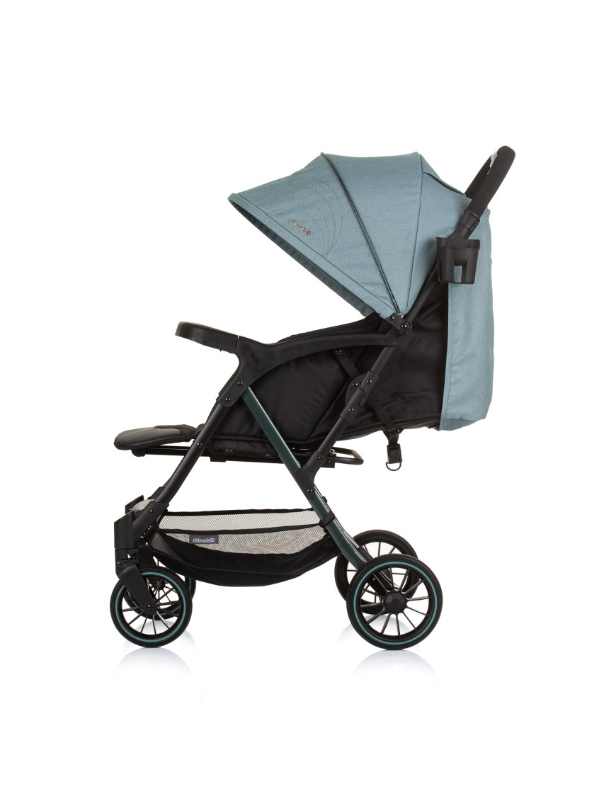 Детска количка "Амбър" пастелно зелено