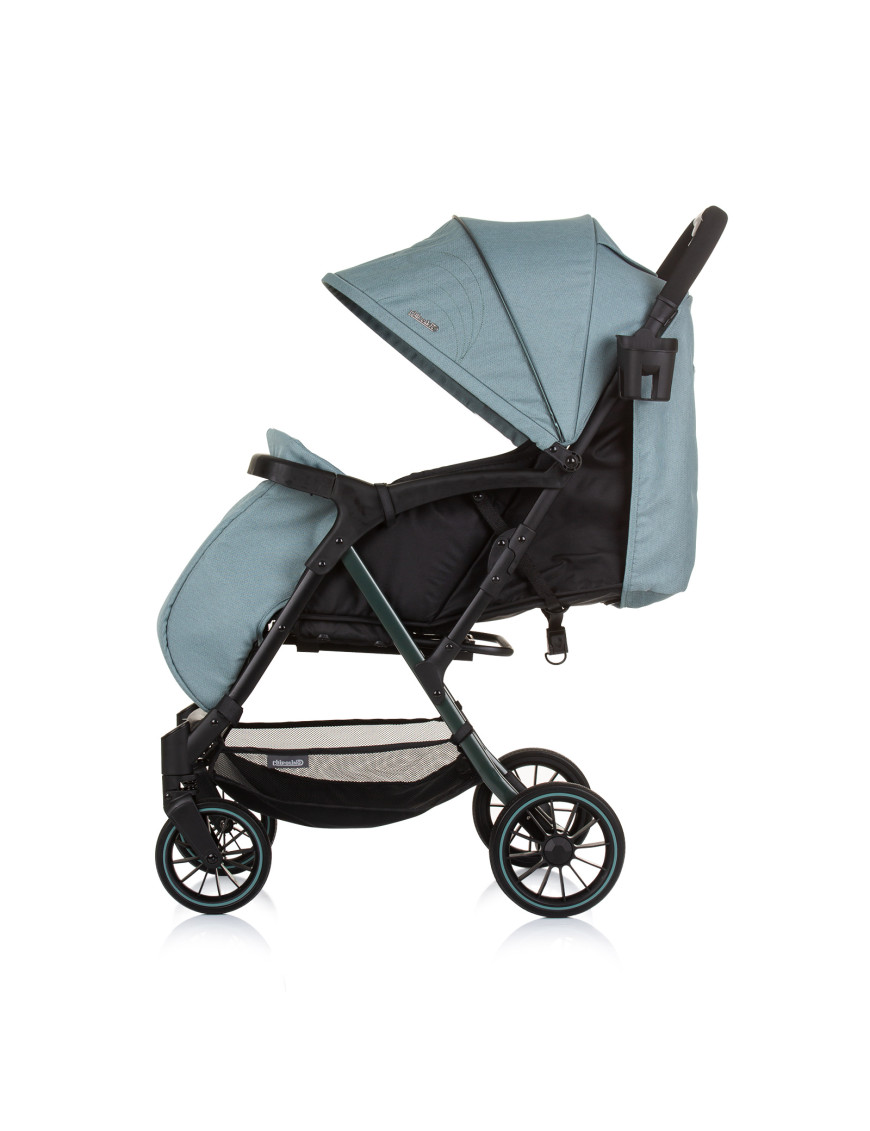 Детска количка "Амбър" пастелно зелено