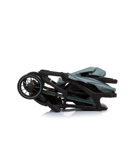 Детска количка "Амбър" пастелно зелено