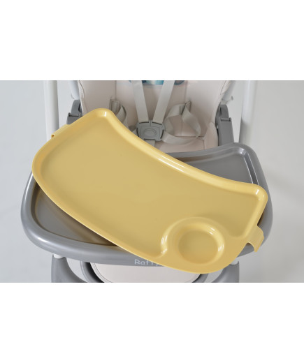 Детски стол за хранене Raffy жълт