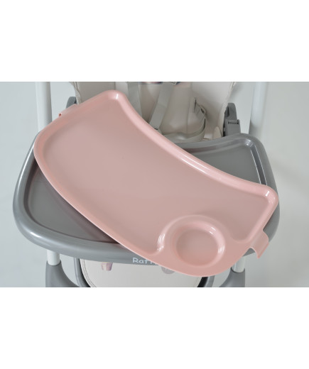 Детски стол за хранене Raffy розов