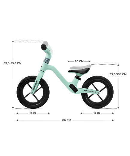 Kinderkraft XPLOIT колело за баланс TURQUOISE