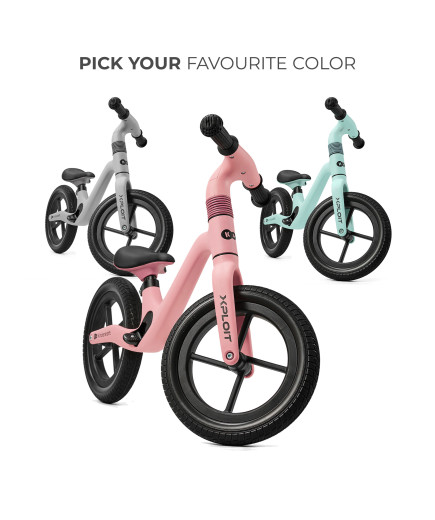 Kinderkraft XPLOIT колело за баланс BUBBLEGUM PINK