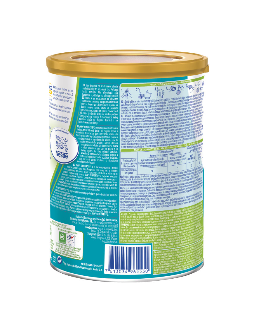 Nestlé® NAN ® Comfortis 3,  след 12-тия месец,...