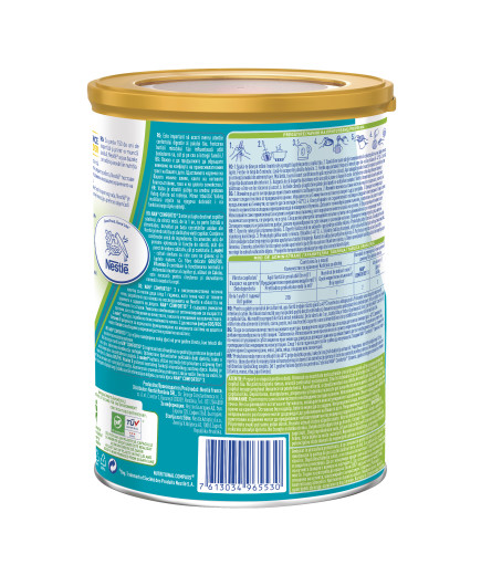 Nestlé® NAN ® Comfortis 3,  след 12-тия месец, Висококачественa обогатенa млечна напитка на прах, 800g, метална кутия