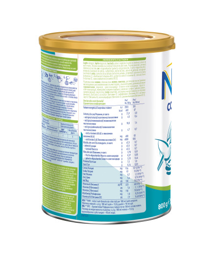 Nestlé® NAN ® Comfortis 4, след 2-рата годинка,Висококачественa обогатенa млечна напитка на прах, 800g, метална кутия