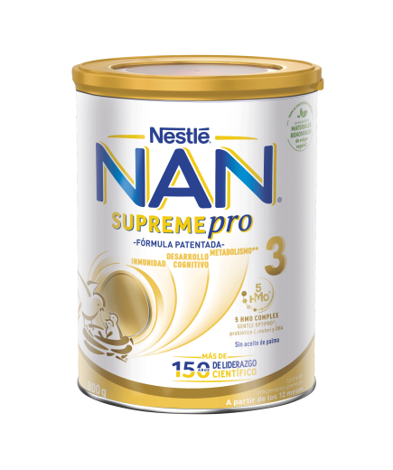 Nestlé NAN SUPREME 3, 12+ месеца, Обогатенa млечна напитка за деца на прах, кутия, 800g