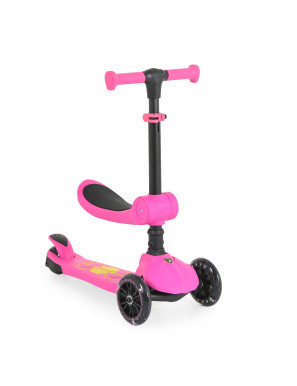 Тротинетка Lamborghini 2в1 розов