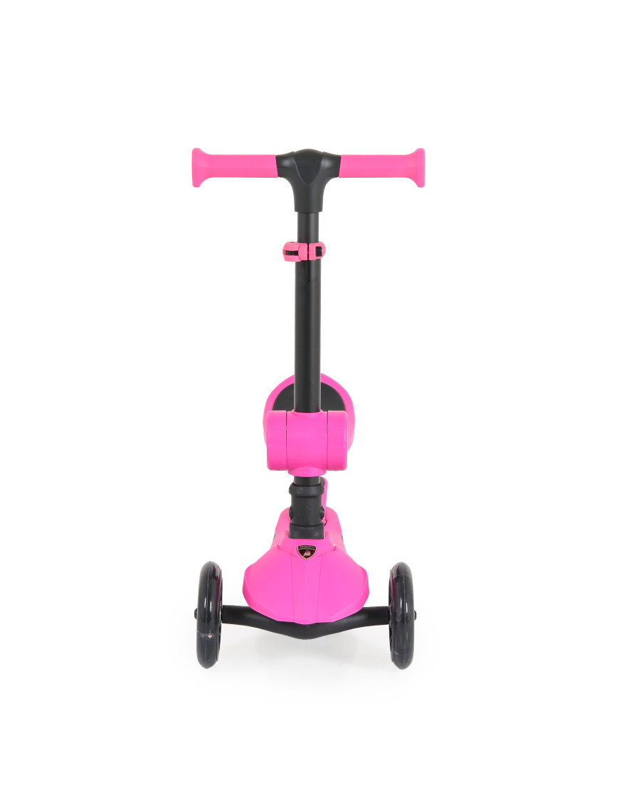 Тротинетка Lamborghini 2в1 розов