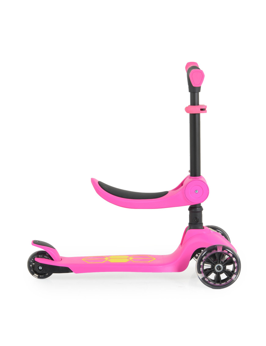 Тротинетка Lamborghini 2в1 розов