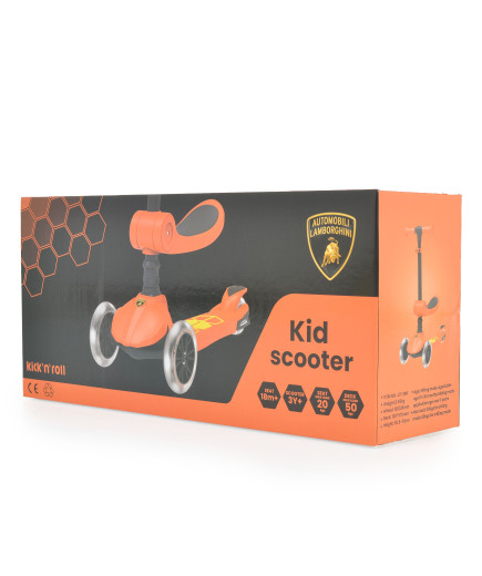 Тротинетка Lamborghini 2в1 розов