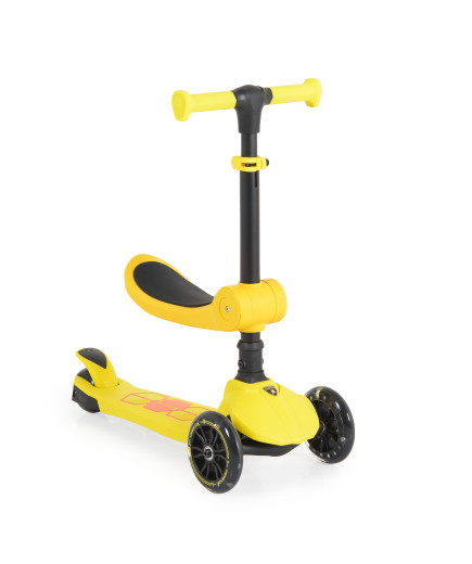 Тротинетка Lamborghini 2в1 жълт