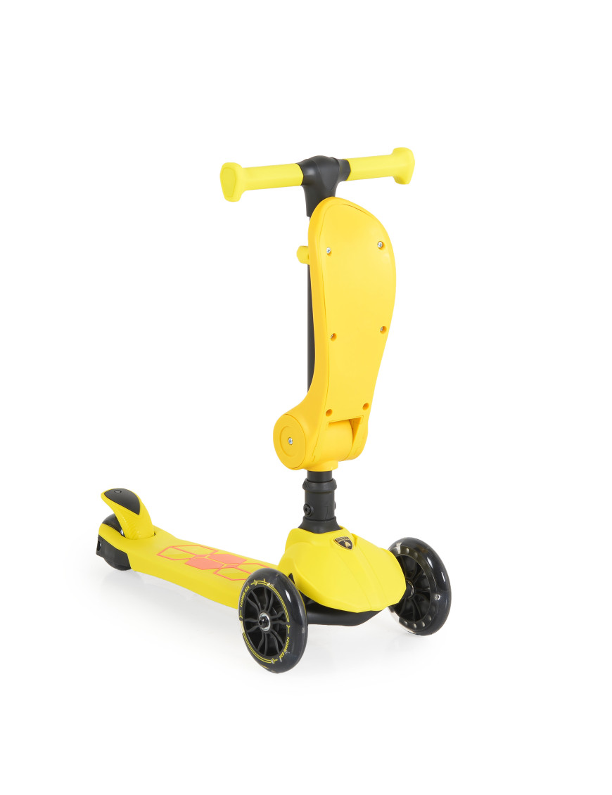 Тротинетка Lamborghini 2в1 жълт