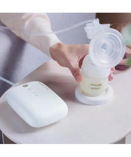 Единична електрическа помпа Natural Motion Premium Philips AVENT SCF396/31 с 1 бр. полипропиленово шише 125 мл с биберон Natural