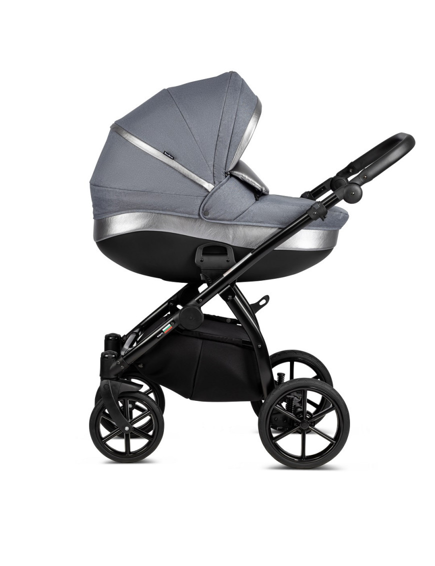 Buba ZAZA 3в1 бебешка количка 021 Dark Grey