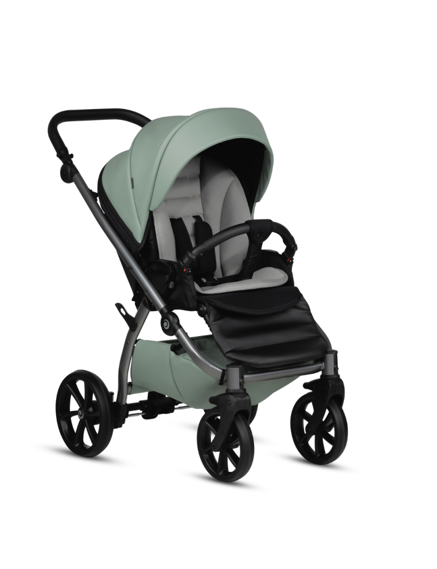Tutis UNO 5+ Leather бебешка количка 2в1 039 Sage