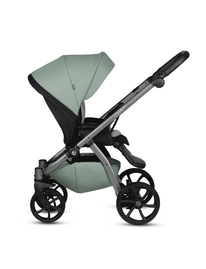 Tutis UNO 5+ Leather бебешка количка 2в1 039 Sage