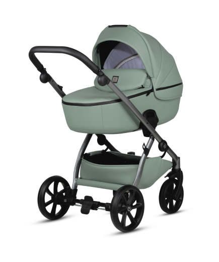 Tutis UNO 5+ Leather бебешка количка 2в1 039 Sage
