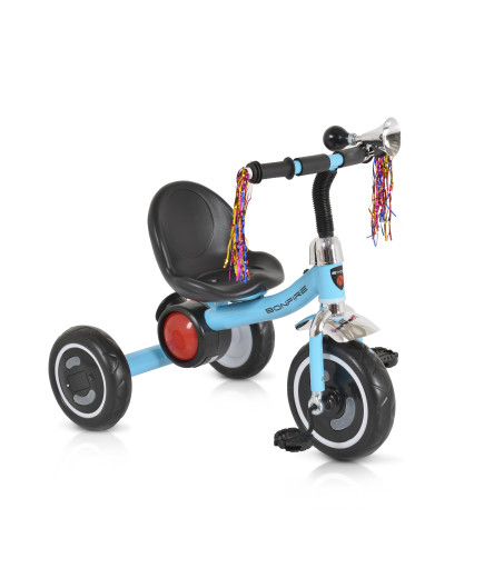 Детска Триколка Bonfire със светещи гуми син