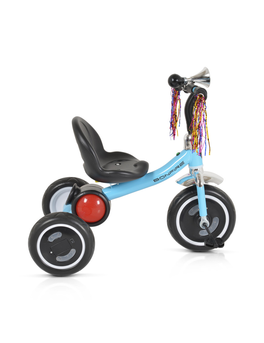 Детска Триколка Bonfire със светещи гуми син