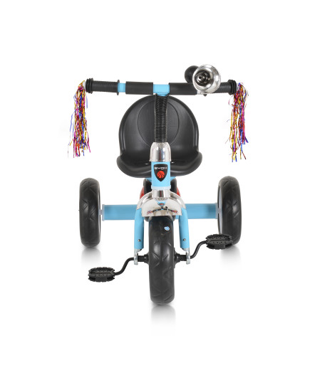 Детска Триколка Bonfire със светещи гуми син