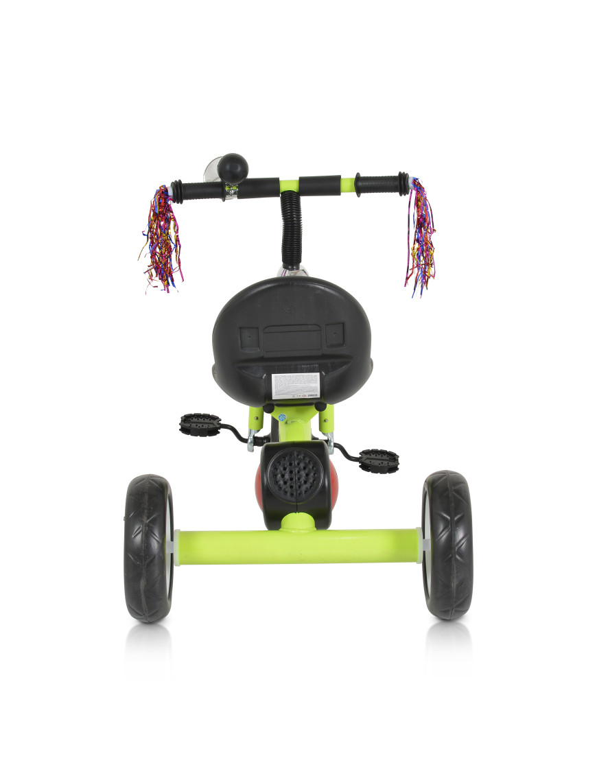 Детска Триколка Bonfire със светещи гуми зелен