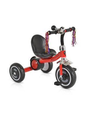 Детска Триколка Bonfire със светещи гуми червен