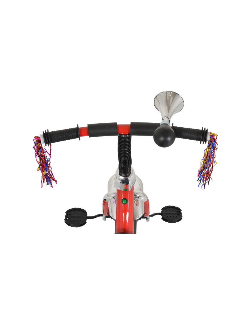 Детска Триколка Bonfire със светещи гуми червен