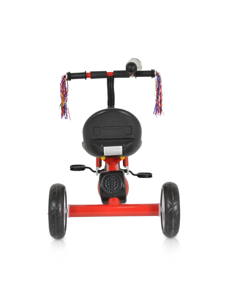 Детска Триколка Bonfire със светещи гуми червен