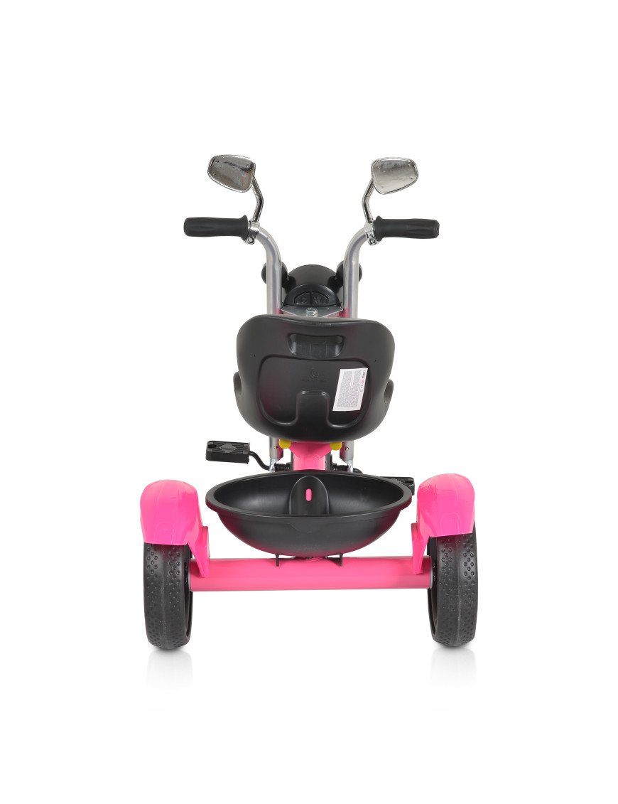 Детска триколка Retro музикалeн розов