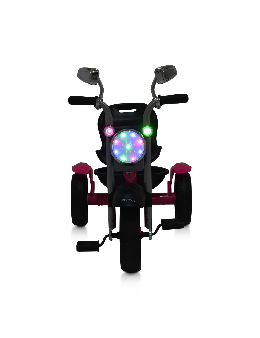 Детска триколка Retro музикалeн розов