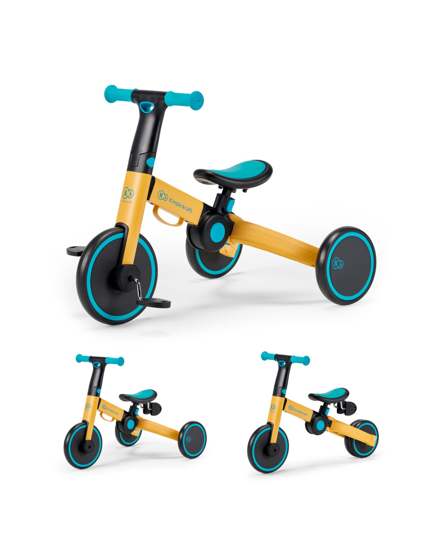 Kinderkraft триколка 3в1 4TRIKE yellow