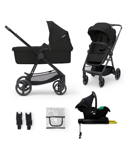 Kinderkraft NEWLY бебешка количка 4в1 CLASSIC BLACK