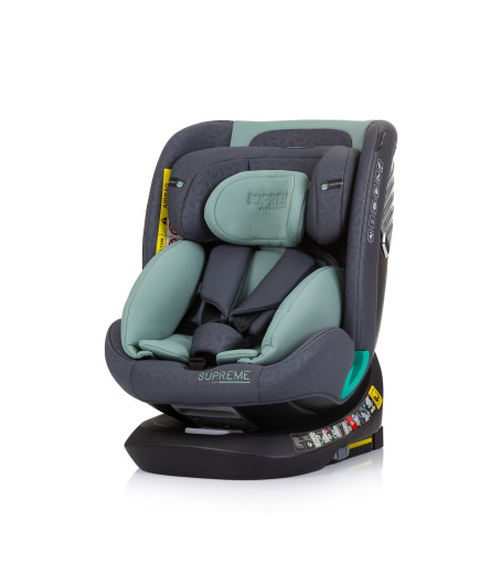 Столче за кола360 I-size 40-150 SUPREME зелено