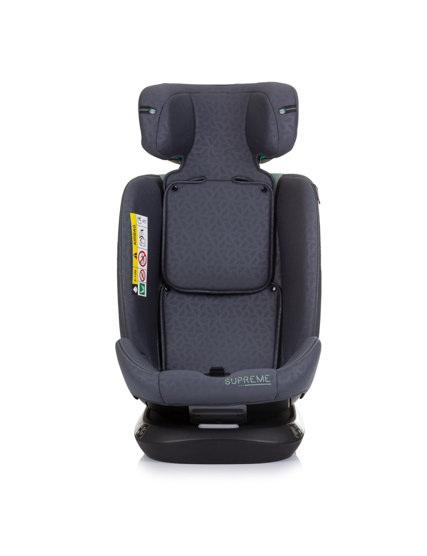 Столче за кола360 I-size 40-150 SUPREME зелено