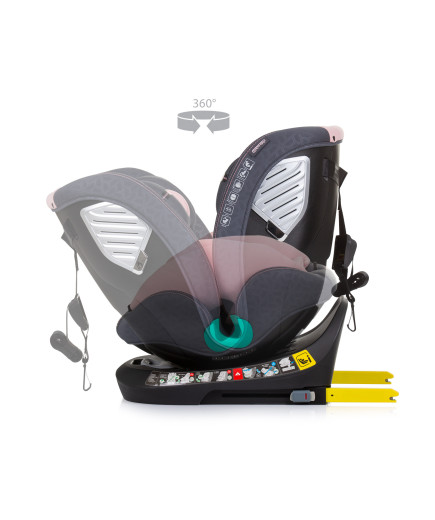 Столче за кола360 I-size 40-150 SUPREMEфламинго