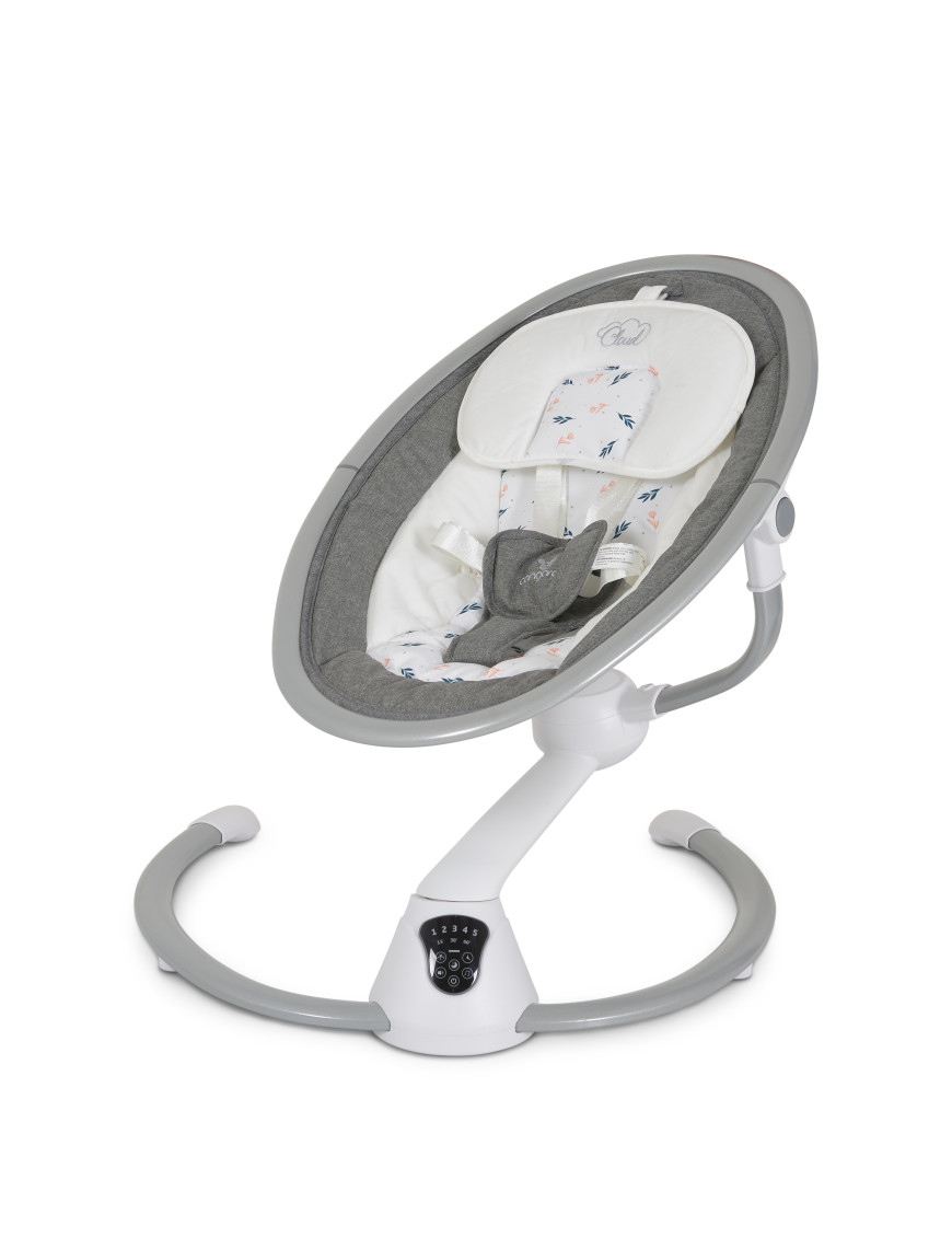 Електрическа люлка Cloud touch сив