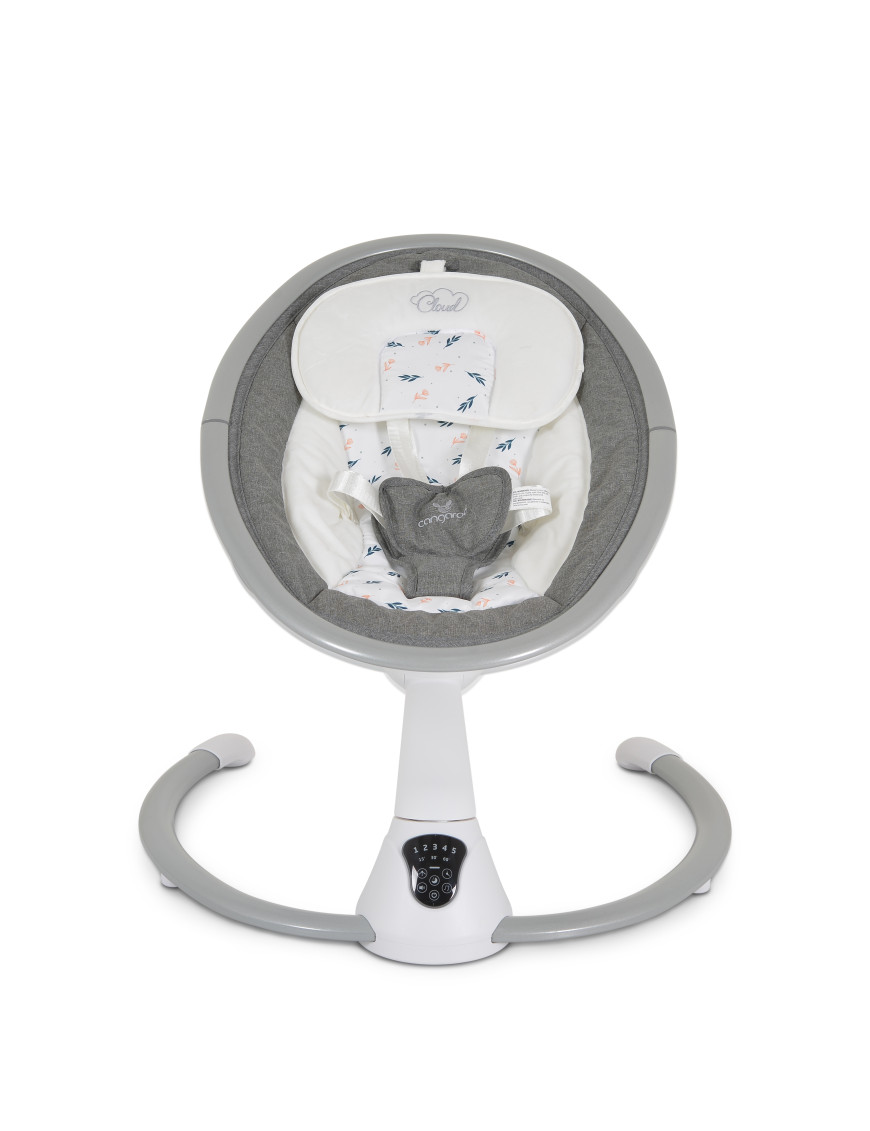 Електрическа люлка Cloud touch сив
