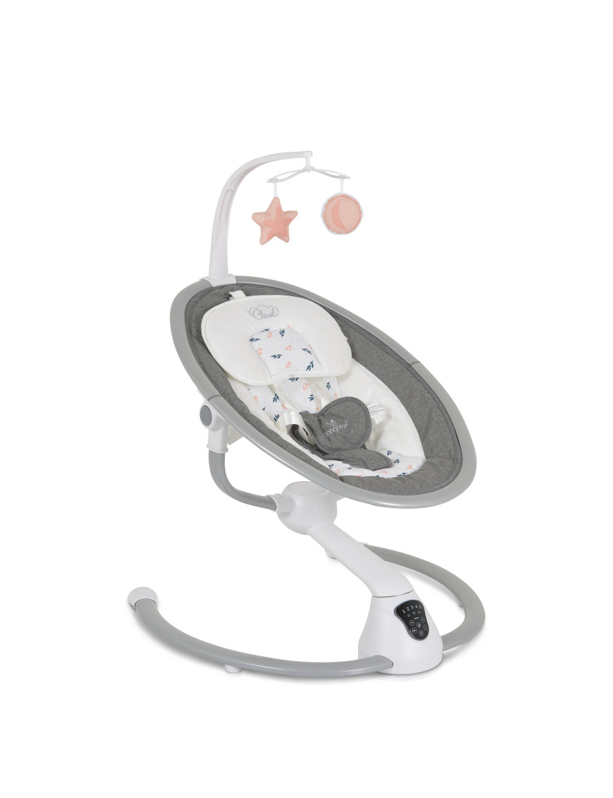 Електрическа люлка Cloud touch сив