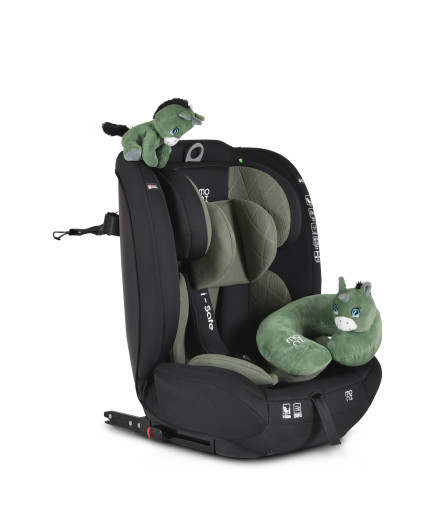 Стол за кола i-Safe 76-150cм зелен