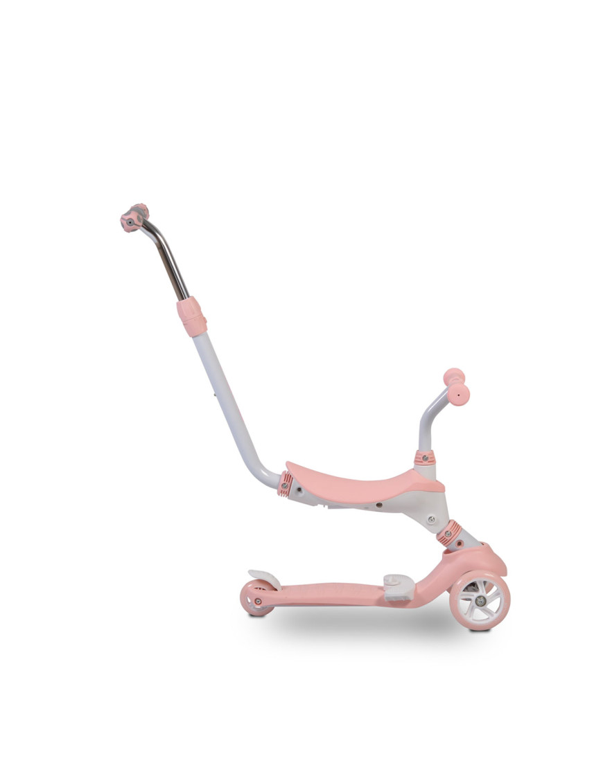 Тротинетка Tristar 3в1 розов-пастел