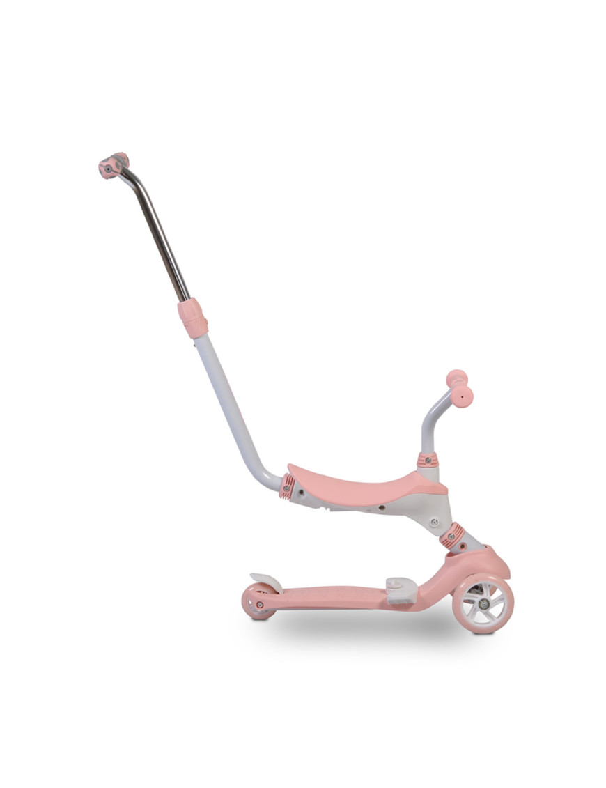 Тротинетка Tristar 3в1 розов-пастел