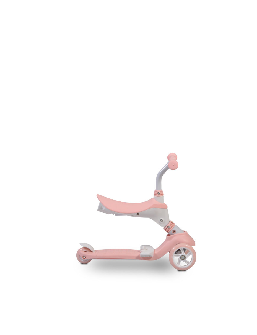Тротинетка Tristar 3в1 розов-пастел